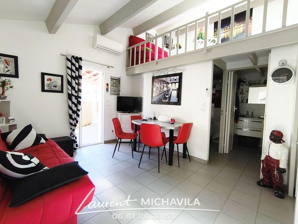PORTIRAGNES-PLAGE  À 100 M DE LA MER  VILLA MEUBLÉE libre 09/2026