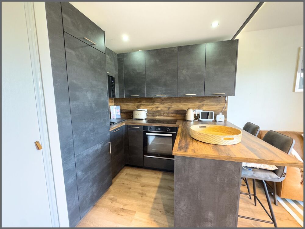 Bel appartement T2 neuf, très bien équipé avec terrasse, 1 grande chambre, A proximité immédiate dAngers, Les Ponts-de-Cé