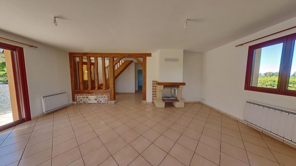 Maison 2007 très bien entretenue, à Conteville 27210, 3 chambres et bureau, 2 garages dont un indépendant. Jardin.