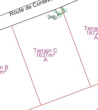  Terrain à vendre 1637 m²