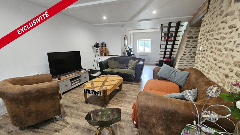 Vente Maison Maison en pierre rénovée 2 chambres Saint-denis-sur-sarthon
