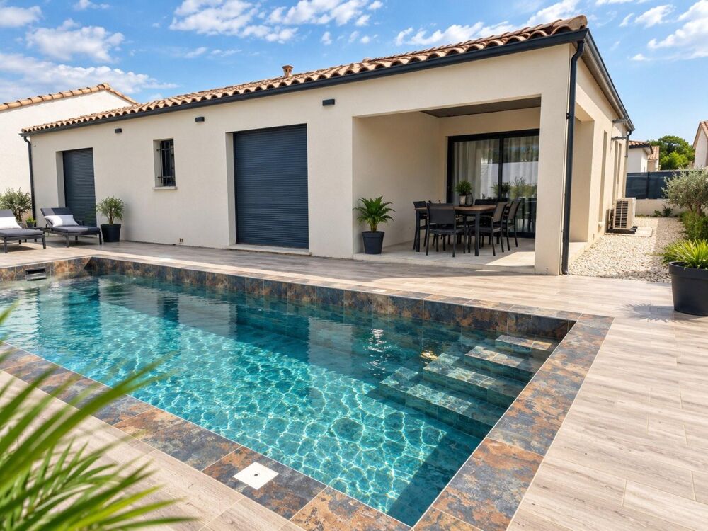 VILLA PLAIN-PIED AVEC PISCINE  GINESTAS
