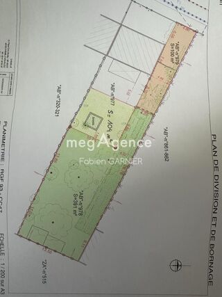  Terrain  vendre 595 m