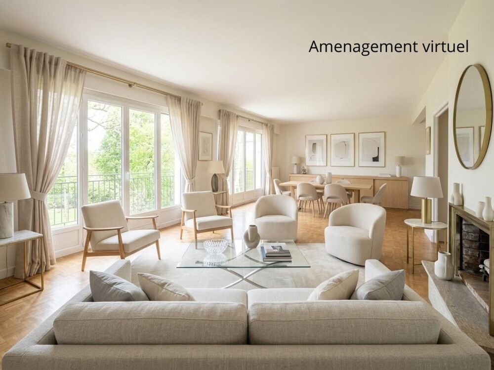 Vente Appartement Appartement d'Exception 204 m² – Résidence Privée Sécurisée – Balcon, Parkings, Cave – Saint-Nom-La-Bretèche Saint-nom-la-breteche