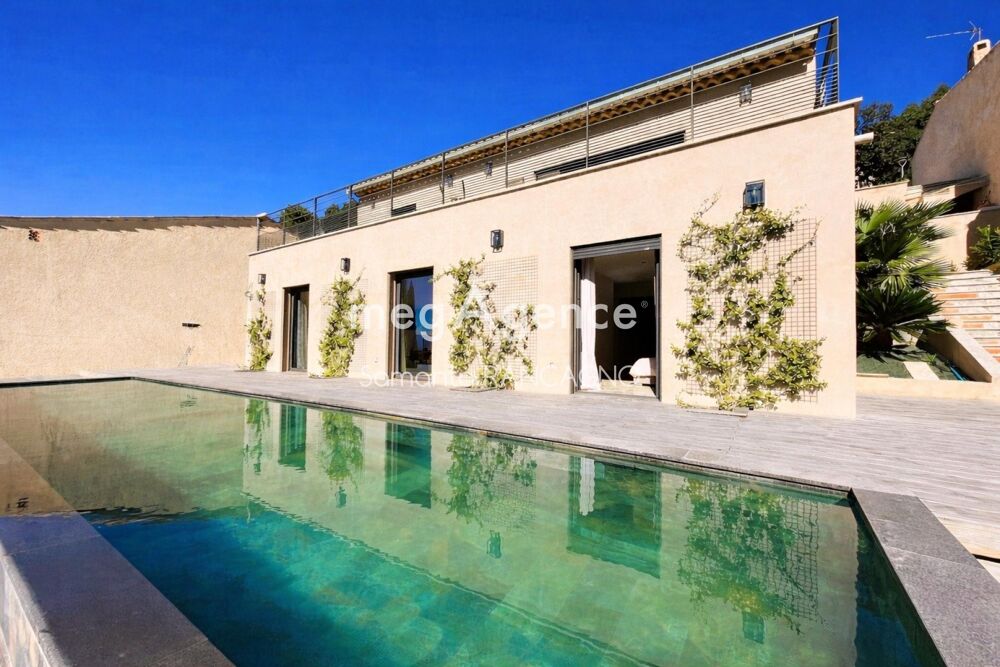 Taradeau  Villa contemporaine 150 m² avec piscine à débordement et vue panoramique