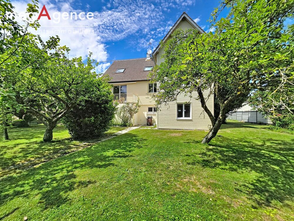 Vente Maison TROARN CENTRE – Maison familiale 160 m² – 5 chambres – DPE A – Terrain arboré 1000 m² Troarn