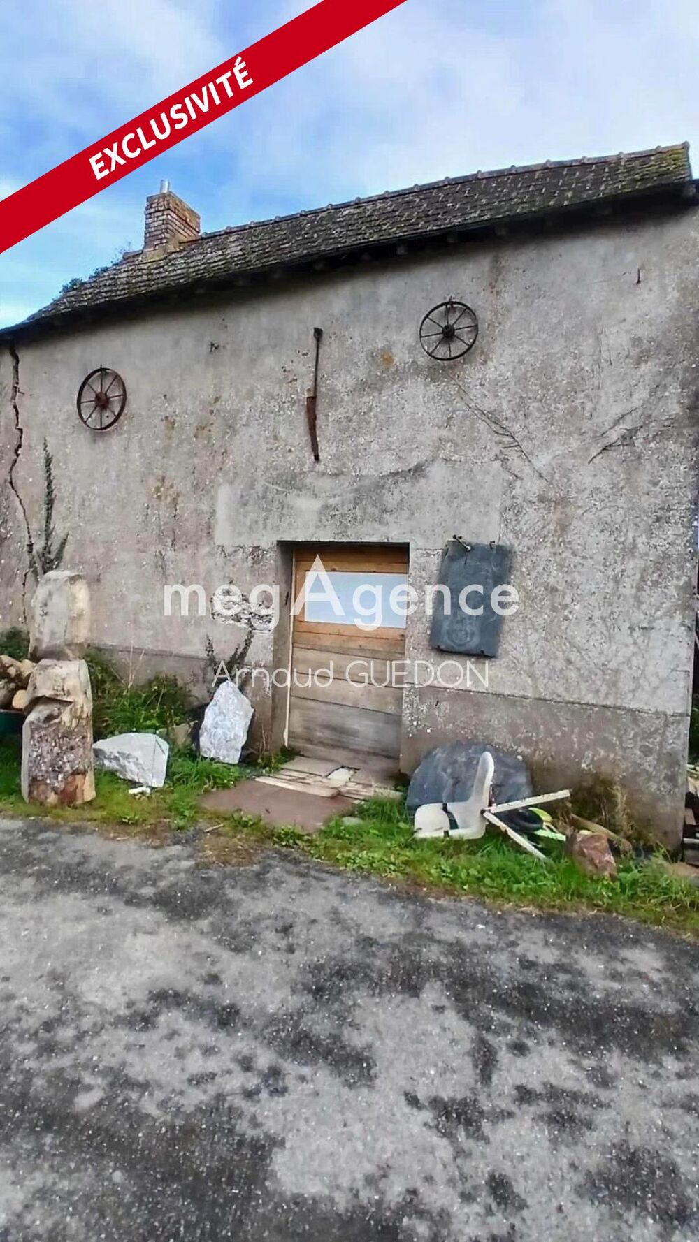 Maison de 70 m² sur plus de 3000 m² de terrain  Saint-Vincent-des-Landes (44)