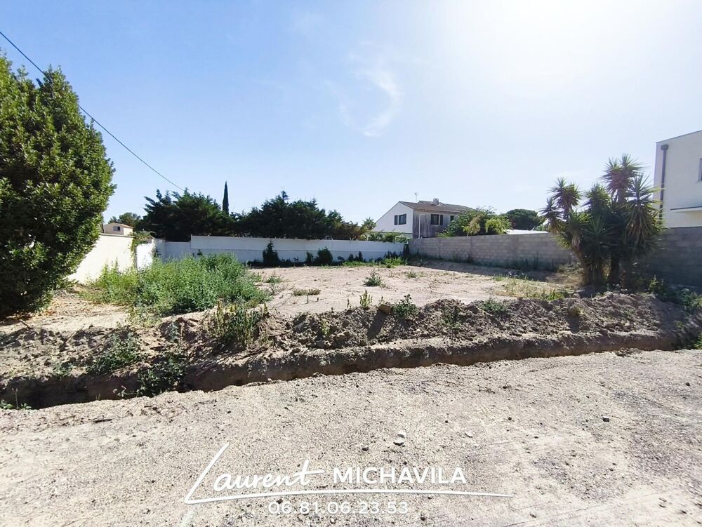 Vente Terrain LE GRAU-D'AGDE - Terrain à bâtir 524 m² - 300 m des plages -- Rare sur le secteur - Honoraires réduits Agde