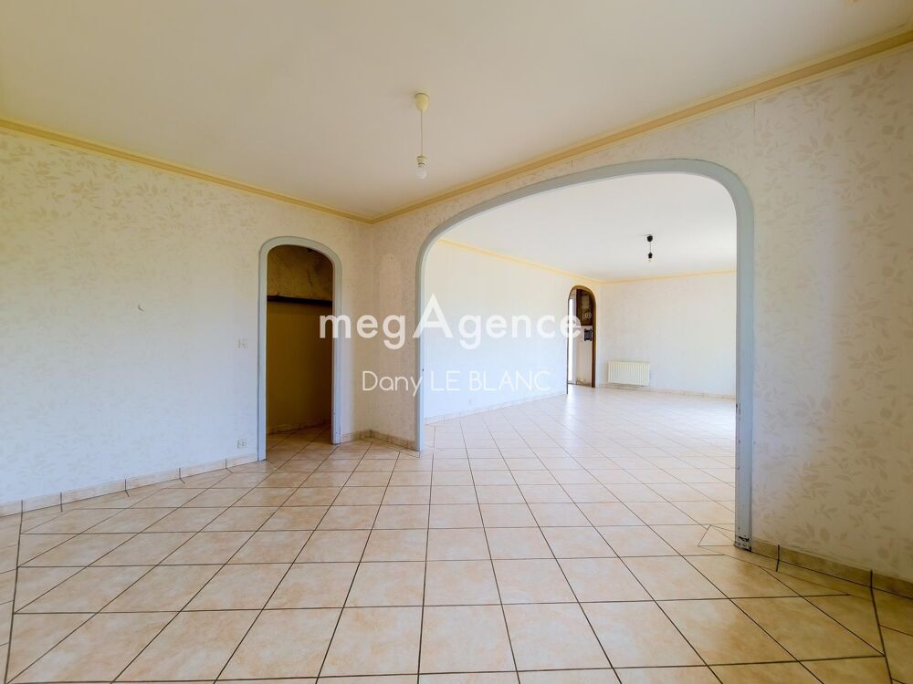 Maison plain-pied 4 ch  jardin 1000 m²  garage