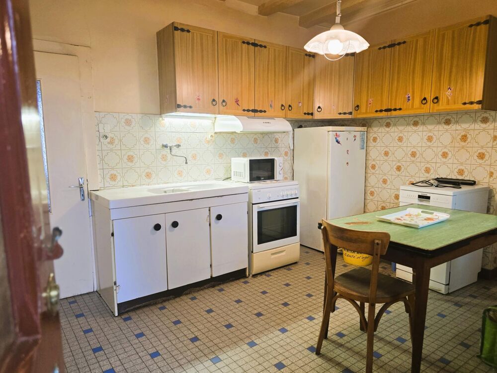 Maison de 3 ch. avec grenier + terrain constructible