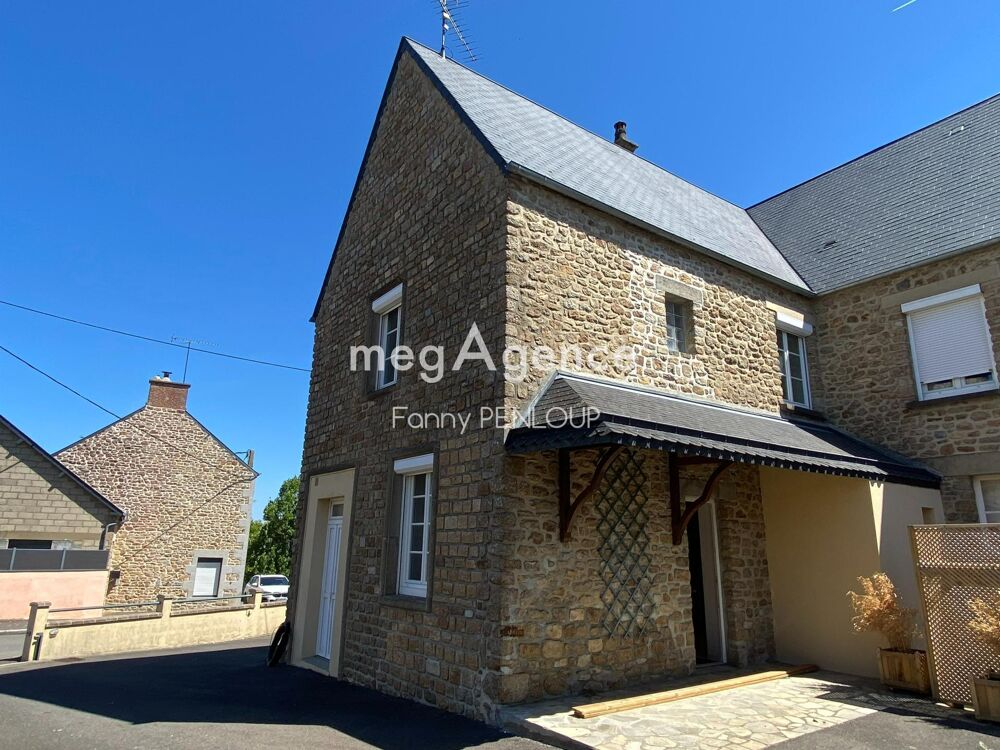 Vente Maison PONTAUBAULT - 50220 : Maison en pierres 3 chambres avec garages Pontaubault