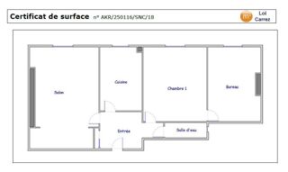  Appartement  vendre 3 pices 51 m