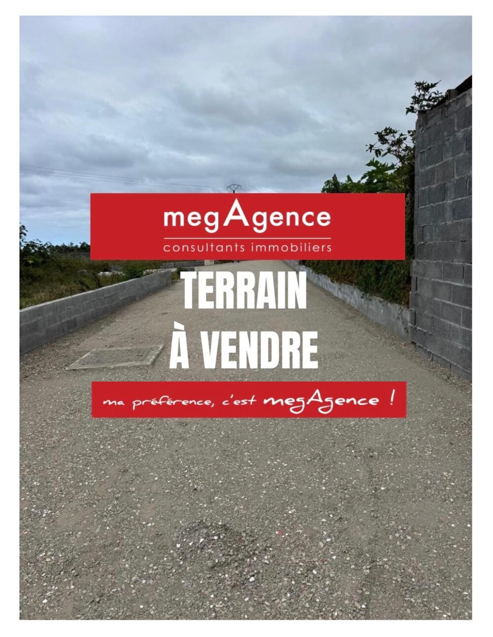 Vente Terrain 412 m2 de terrain à bâtir à Saint André Saint-andre