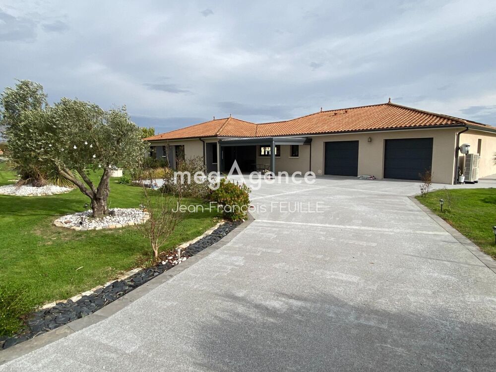 Vente Maison À la porte de Bergerac – Magnifique contemporain haut de gamme de plain-pied, 184 m² habitables Bergerac