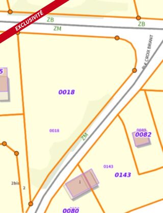  Terrain � vendre 2440 m�