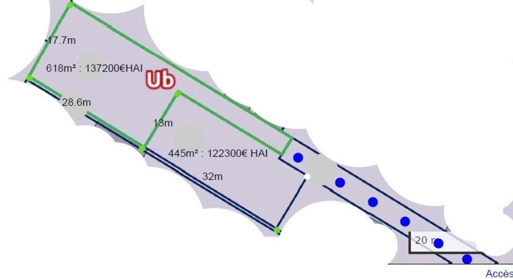 Vente Terrain SAINT-LAURENT DE LA PRÉE, TERRAIN A BATIR  VIABILISE DE 618m² Saint-laurent-de-la-pree