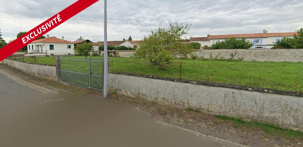 Vente Terrain Terrain constructible 939 m² – Centre-bourg de Landes (17380) Landes