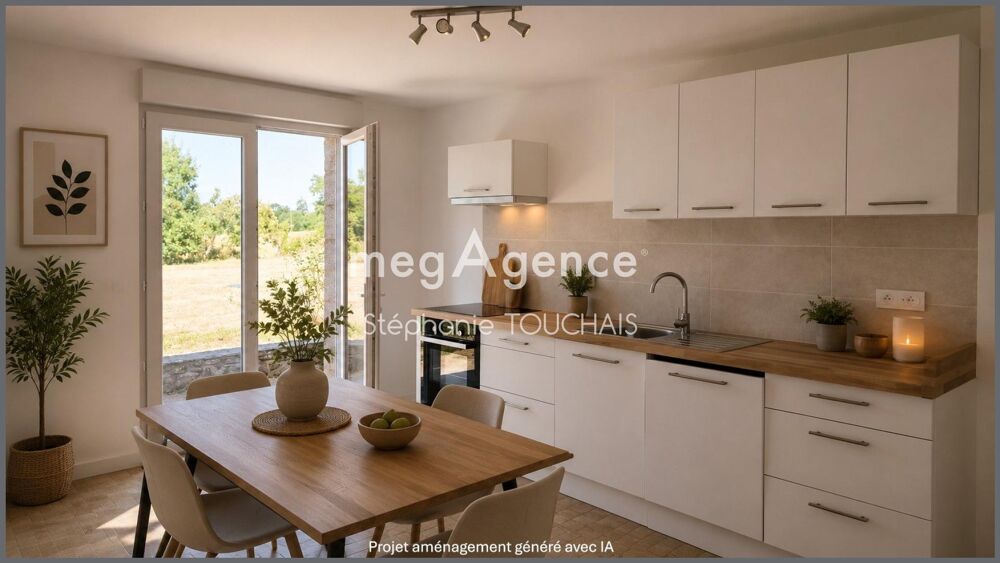 Vente Maison Maison en pierre 80 m², 5 pièces sur 2110 m² de terrain Saint-marc-le-blanc