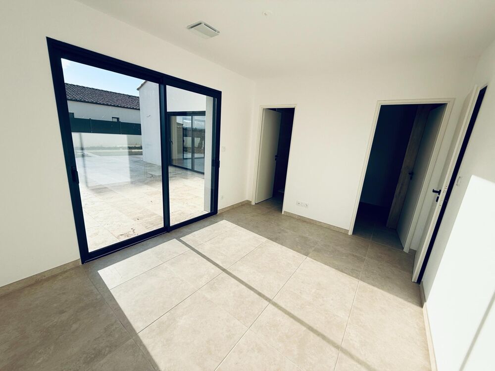 Vente Maison Villa 119 M2, 3 chambres terrain 384 M2, piscine Ginestas