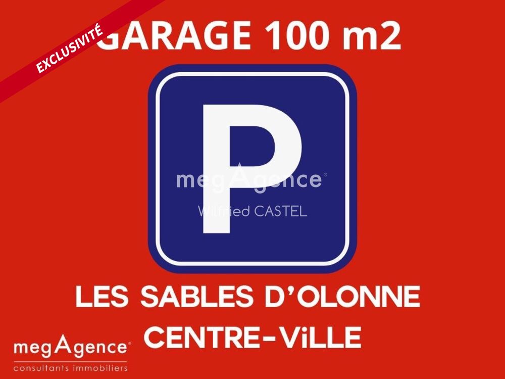 Vente Parking/Garage GARAGE 100 m2 en centre-ville des Sables d'olonne !! Les sables-d'olonne