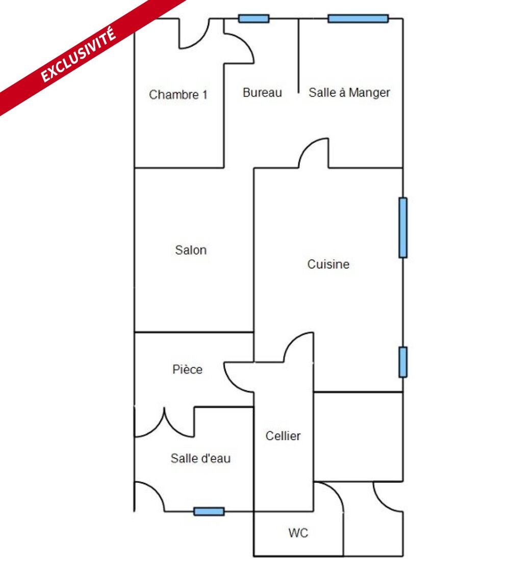 Vente Immeuble Immeuble de rapport entièrement loué – 3 logements – Revenus immédiats et sécurisés Champagnolles