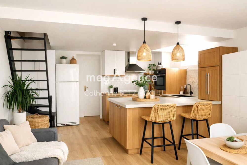 Grand 3 pièces duplex avec espace sous combles pour : bureau / télétravail / couchage supplémentaire