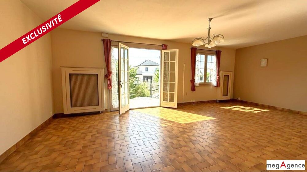 Maison de plain pied 3 chambres, séjour ouvert sur terrasse, sous sol total Jardin 403 m² clos- 78340 les clayes sous bois