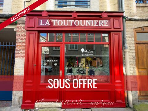 LOCAL COMMERCIAL HYPER-CENTRE DIEPPE VENDU LOU&Eacute; 39900 76200 Dieppe
