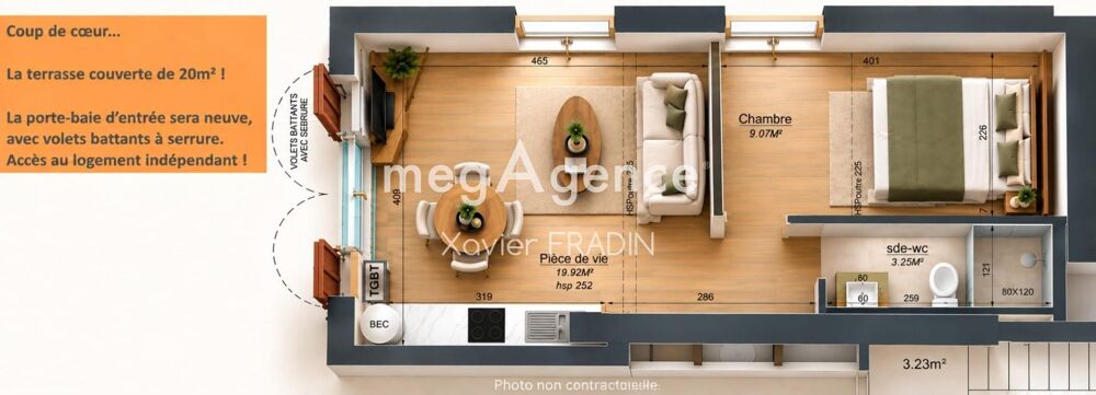 Vente Appartement Plateau viabilisé avec un extérieur de 60m² en rdc Saint-hilaire-de-riez