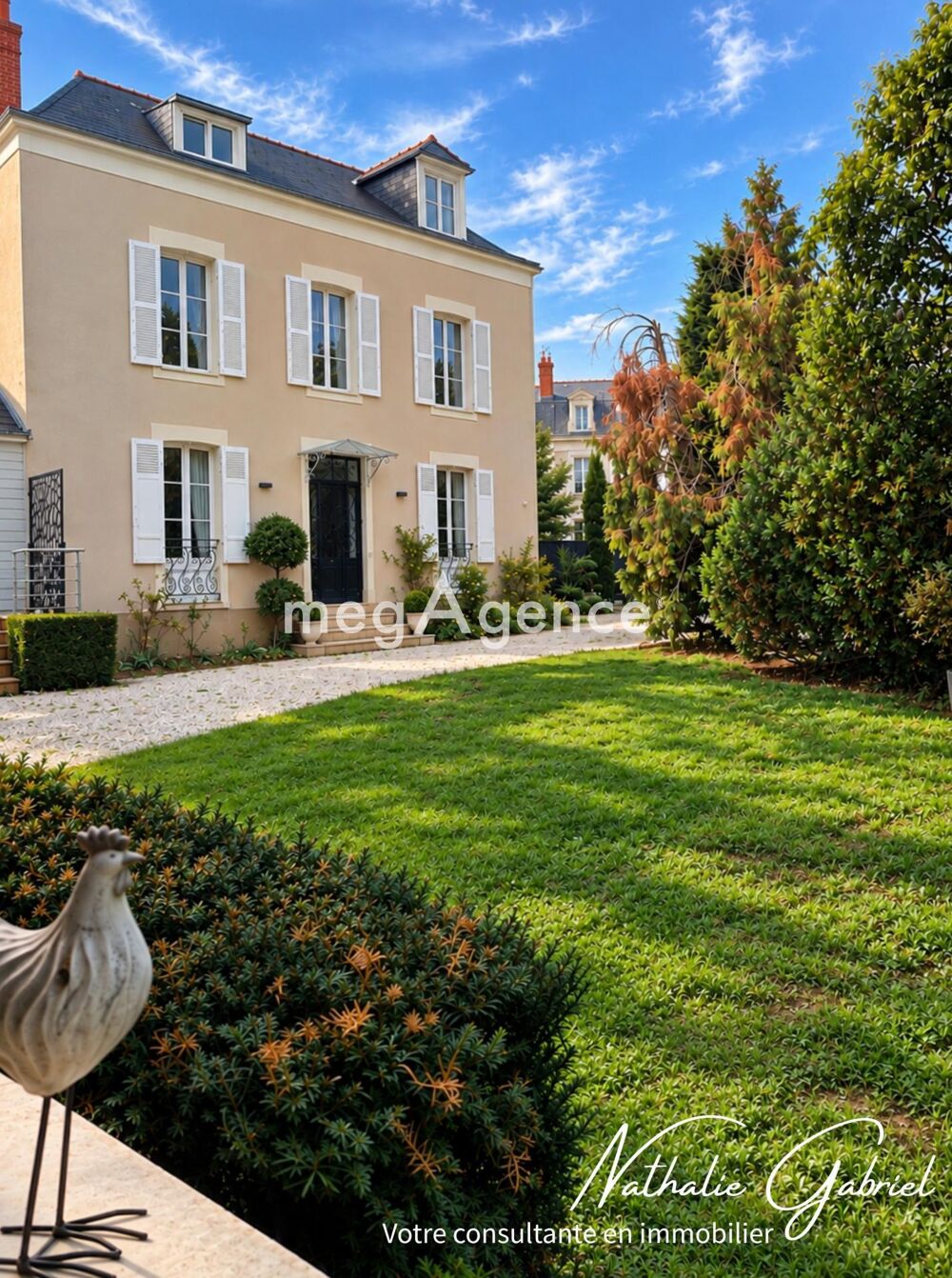 Vente Maison Hyper-centre Angers-Maison de maître sur plus de 600 m2 de terrain avec vie de plain-pied-garage Angers