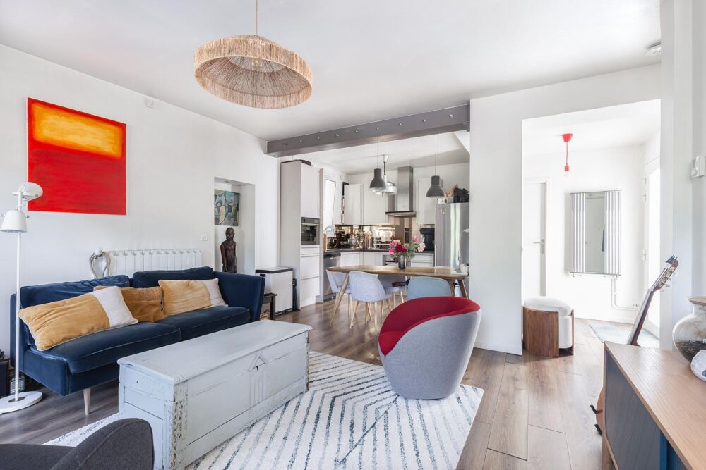 Maison d'architecte contemporaine avec vues et terrasses à Suresnes
