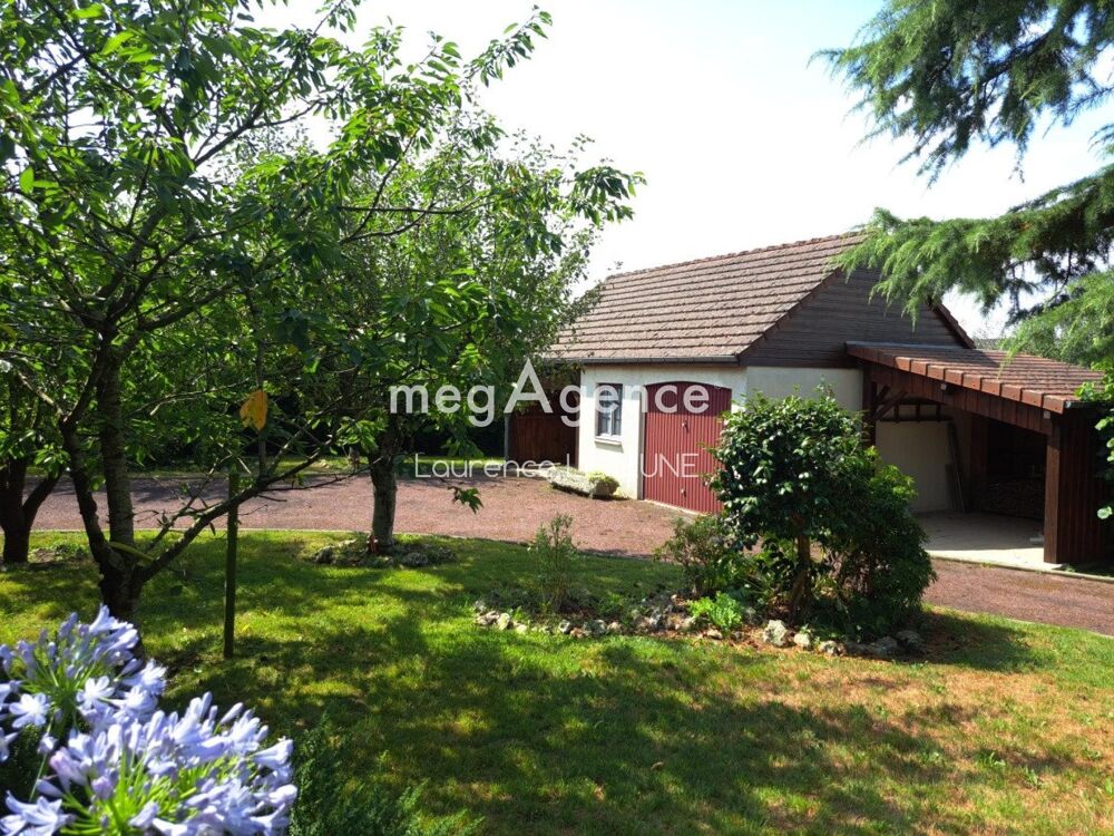 MAISON 128m² 4 ch. SOUS-SOL 80m² terrain 1538m² avec garage