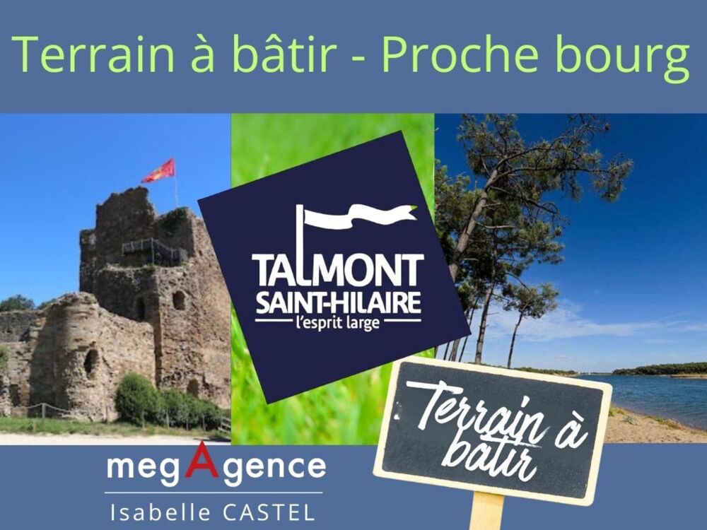 Vente Terrain Terrain à bâtir borné et viabilisé. Cadre privilégié à quelques minutes des commerces. Talmont-saint-hilaire