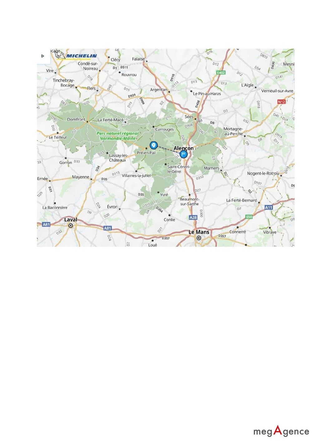 Vente Terrain LA LACELLE - TERRAIN CONSTRUCTIBLE EN LOTISSEMENT Lalacelle