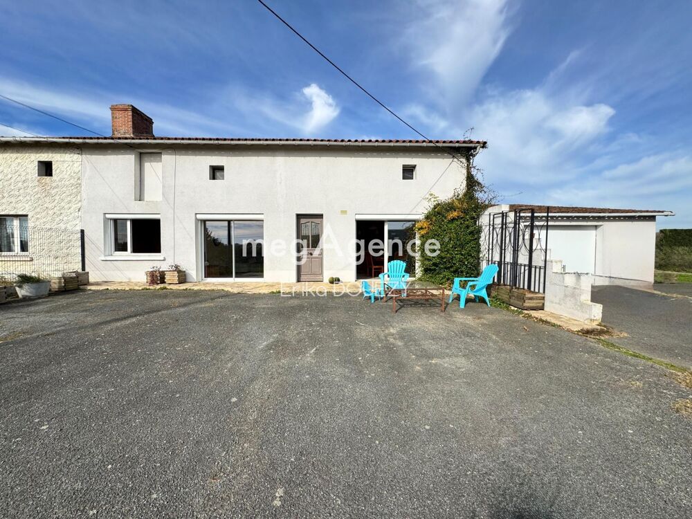 Longère avec grand jardin clos, 3 chambres, garage