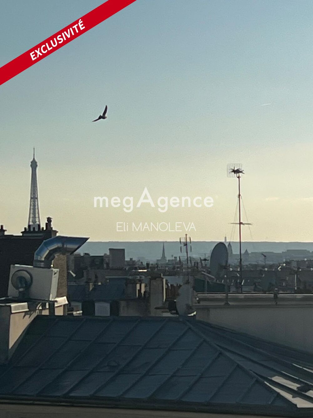 Vente Appartement Magnifique studio de 24 m2, vue Tour Eiffel Paris 18