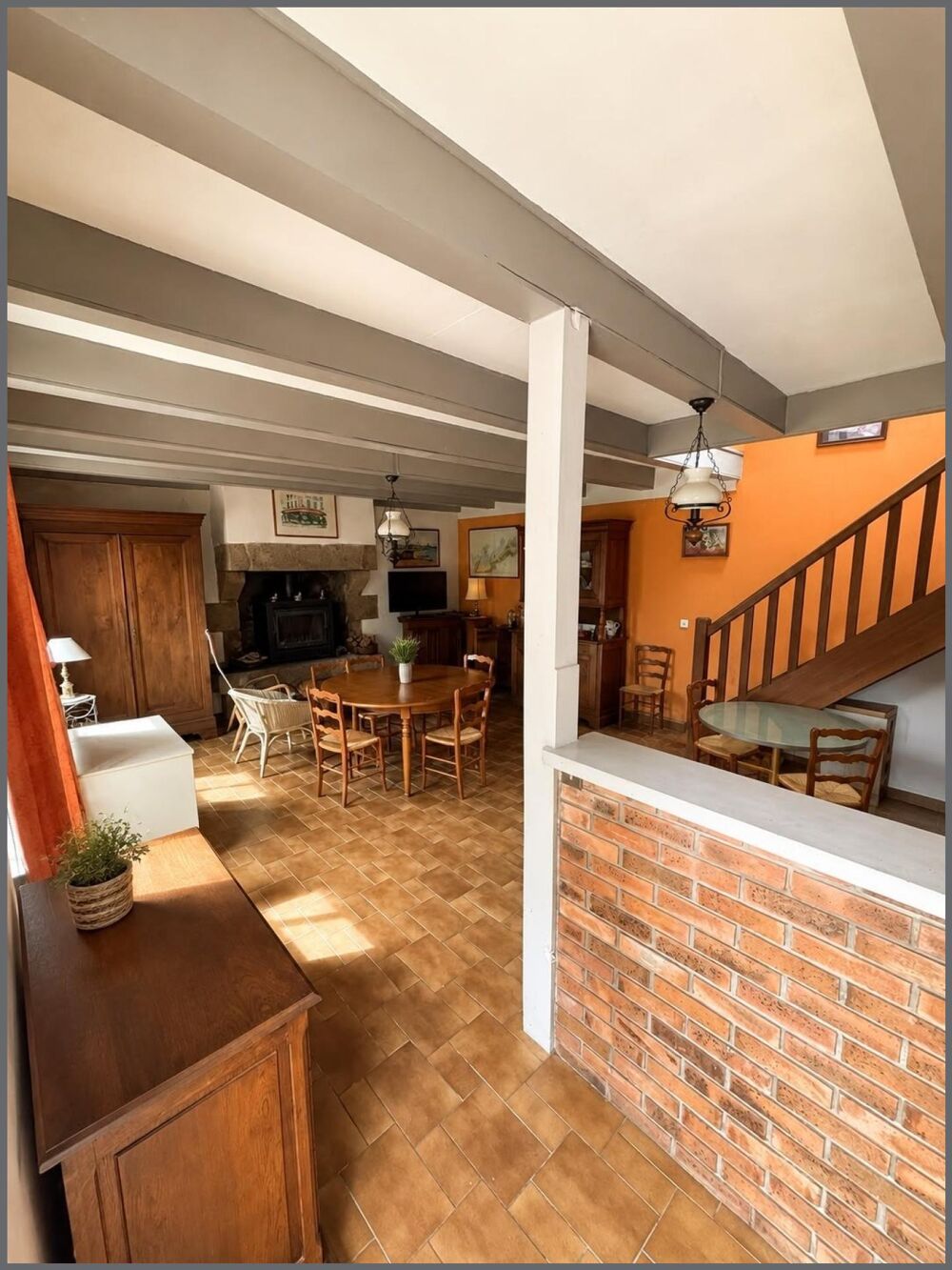 Vente Maison Longère en pierre  à 100m de la plage Penvenan