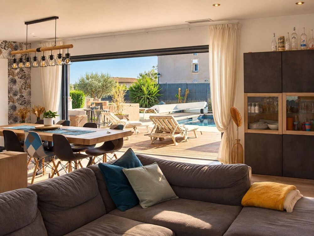 Vente Maison Villa contemporaine 181 m² – 3 suites – Piscine – Garage 55 m² Homps