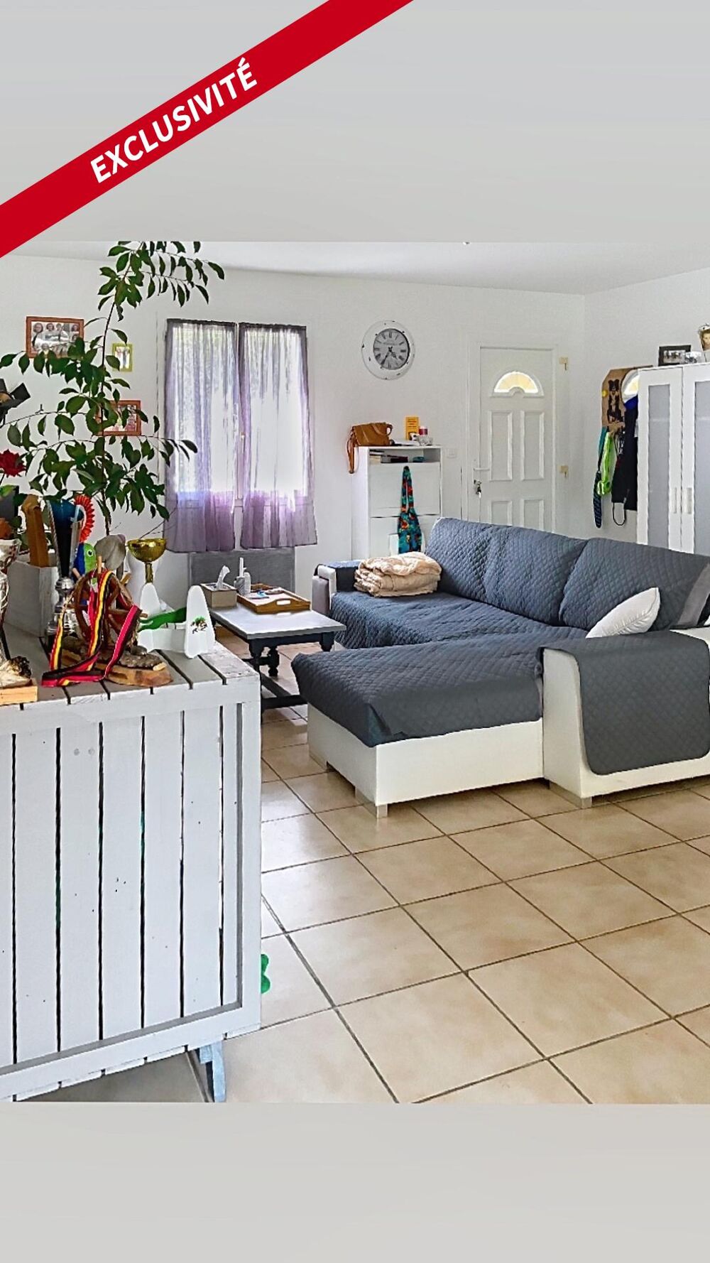Maison T4 - 100m2 de plain-pied avec climatisation réversible située à THAIRE