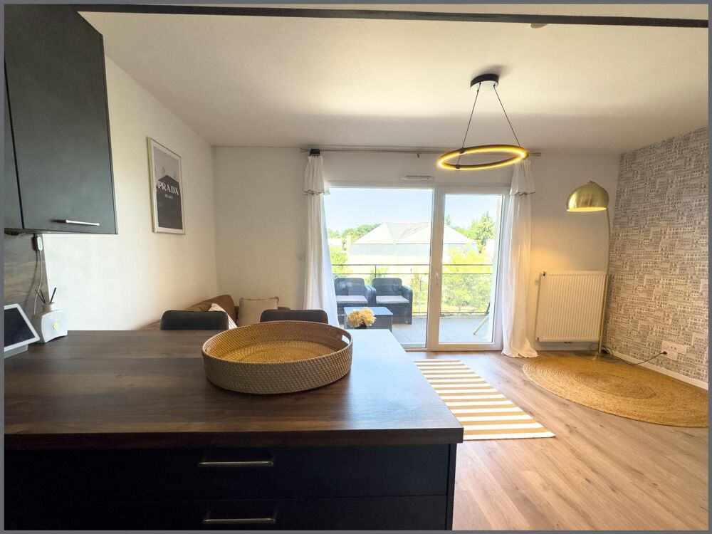 Bel appartement T2 neuf, très bien équipé avec terrasse, 1 grande chambre, A proximité immédiate dAngers, Les Ponts-de-Cé