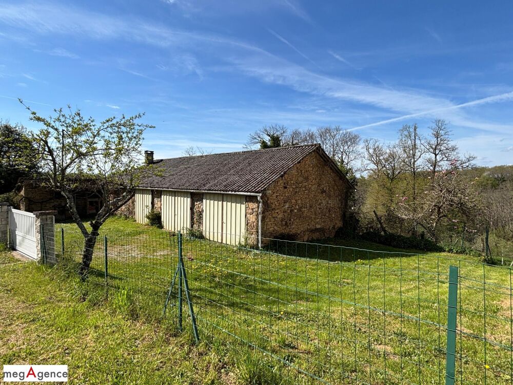 Entre Brive et Tule - Maison avec dépendances en pierre, mare et puits
