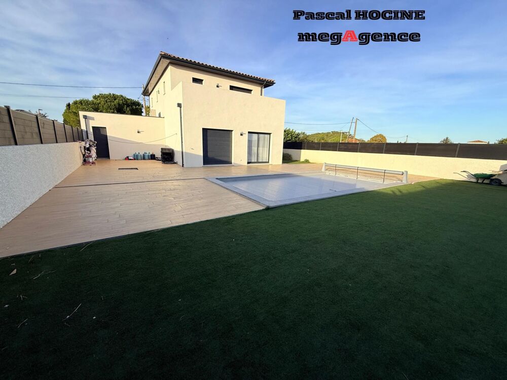 Vente Maison Villa 149 M2, 3 chambres, terrain 900 M2, piscine Salleles-d'aude