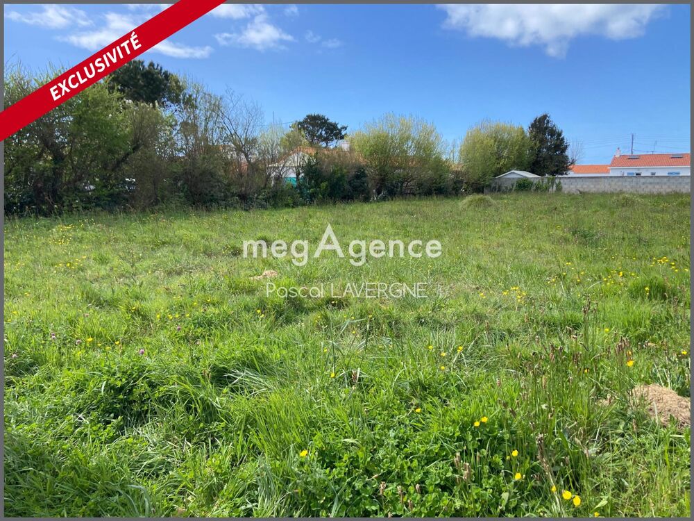 Vente Terrain Exclusivité megAgence - Terrain constructible - Saint-Hilaire-de-Riez - Quartier Les Caillaudières - 400 mètres de la mer. Saint-hilaire-de-riez