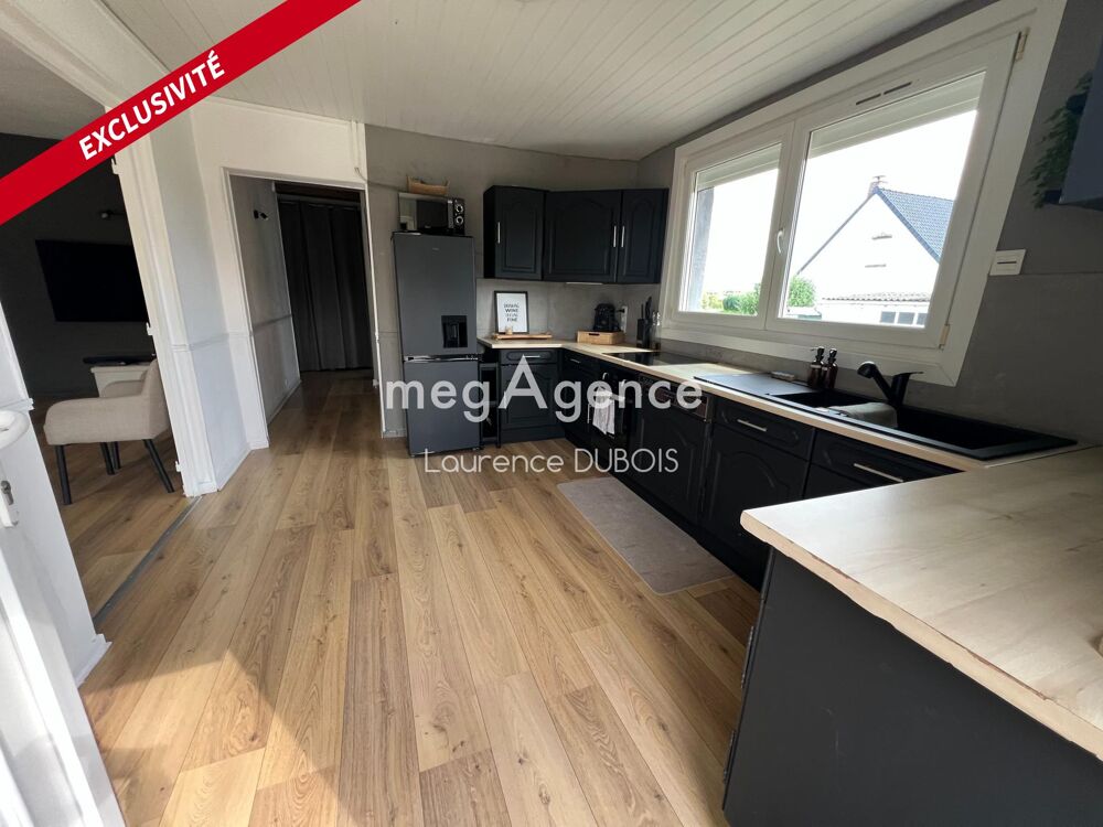 Vente Maison Plain pied individuel d'environ 92 m2 habitable, 2 chambres, 1 bureau, située dans une rue calme avec une vue imprenable sur les Cauchy-a-la-tour