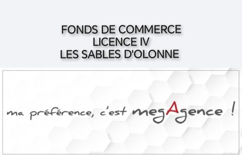 FONDS DE COMMERCE LICENCE IV AUX SABLES D'OLONNE 600000 85100 Les sables-d'olonne