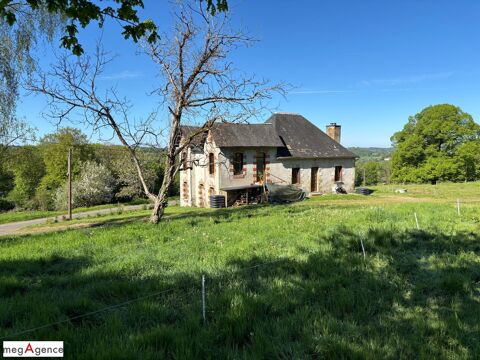   Entre Brive et Tulle- Charmante maison en pierre 3 chambres avec belle vue dégagée Maison - 4 pièce(s) - 96 m²