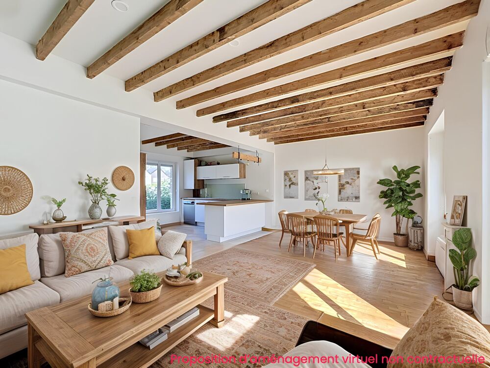 Maison rénovée 105 m2 6 pièces 5 chambres. DPE meilleur quindiqué.