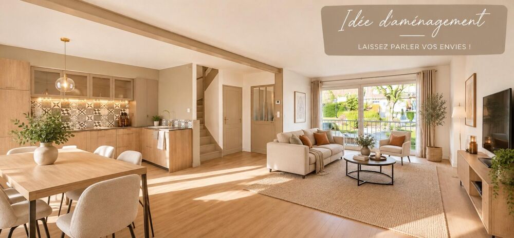 Vente Maison Maison de type bel-étage - 3 chambres - Jardin - Sous sol et Garage Bondues
