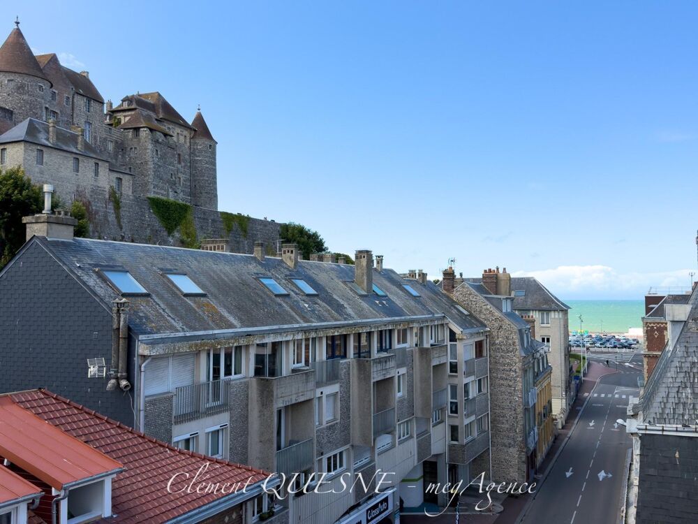 VUE PANORAMIQUE CHÂTEAU ET MER / COEUR DE DIEPPE