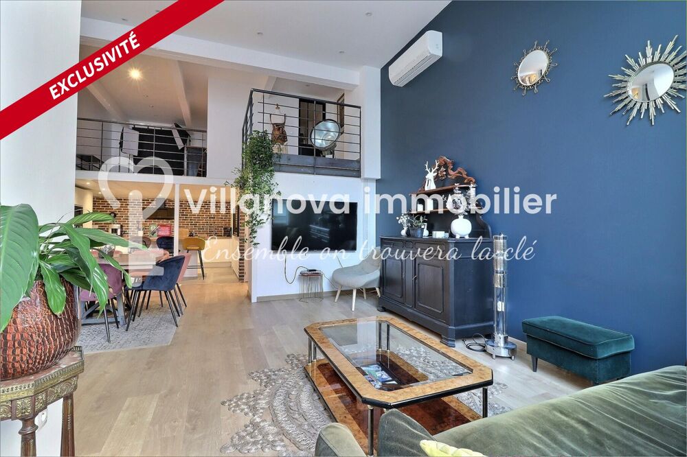 LOFT RARE - 3 CHAMBRES - 2 SALLES DE BAIN - TERRASSE - PARKING - CAVE